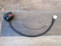 Domino left handlebar switch modified to connect directly to your Moto Guzzi.