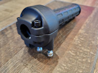 Tommaselli Daytona 2C Throttle. Black body, Tommaselli part number 0507.03-01, MG# 14603450 or MG# 17603400.
