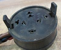 Original connector that plugged into the bottom of the ignition switch assembly. Not included.