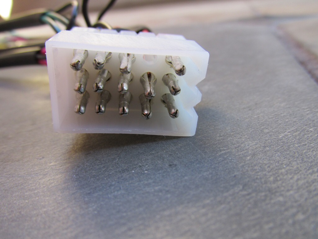 15 terminal connection to the main harness.